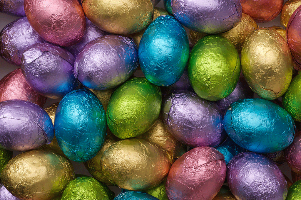 Foiled Eggs Van Holten's Chocolates
