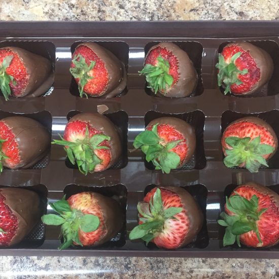Chocolate dipped Strawberries(29.95 per lb.)Call or stop by Our Brick